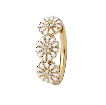 Christina Jewelry & Watches - Marguerite Love Ring - forgyldt sølv 800-4.4.B